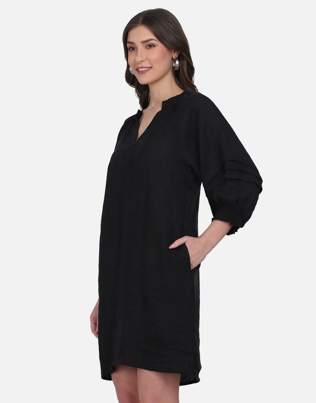 SARIAH PUFFED SLEEVE DRESS