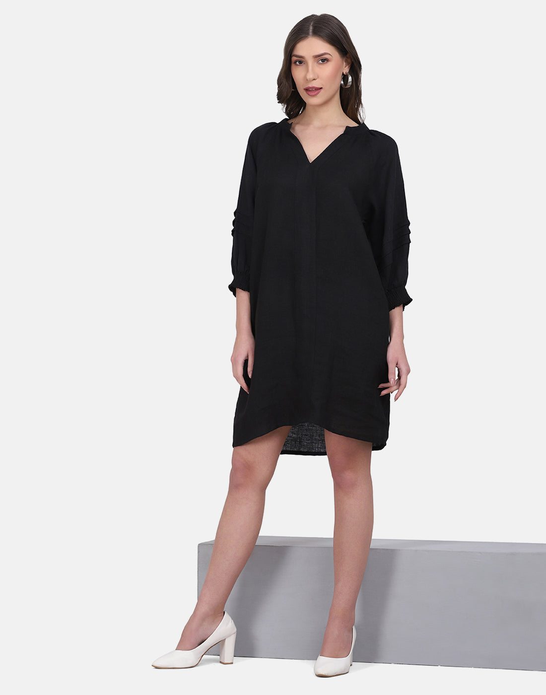SARIAH PUFFED SLEEVE DRESS