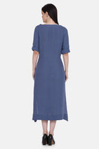 AVERY LINEN MIDI DRESS