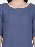 AVERY LINEN MIDI DRESS