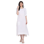 AVERY LINEN MIDI DRESS