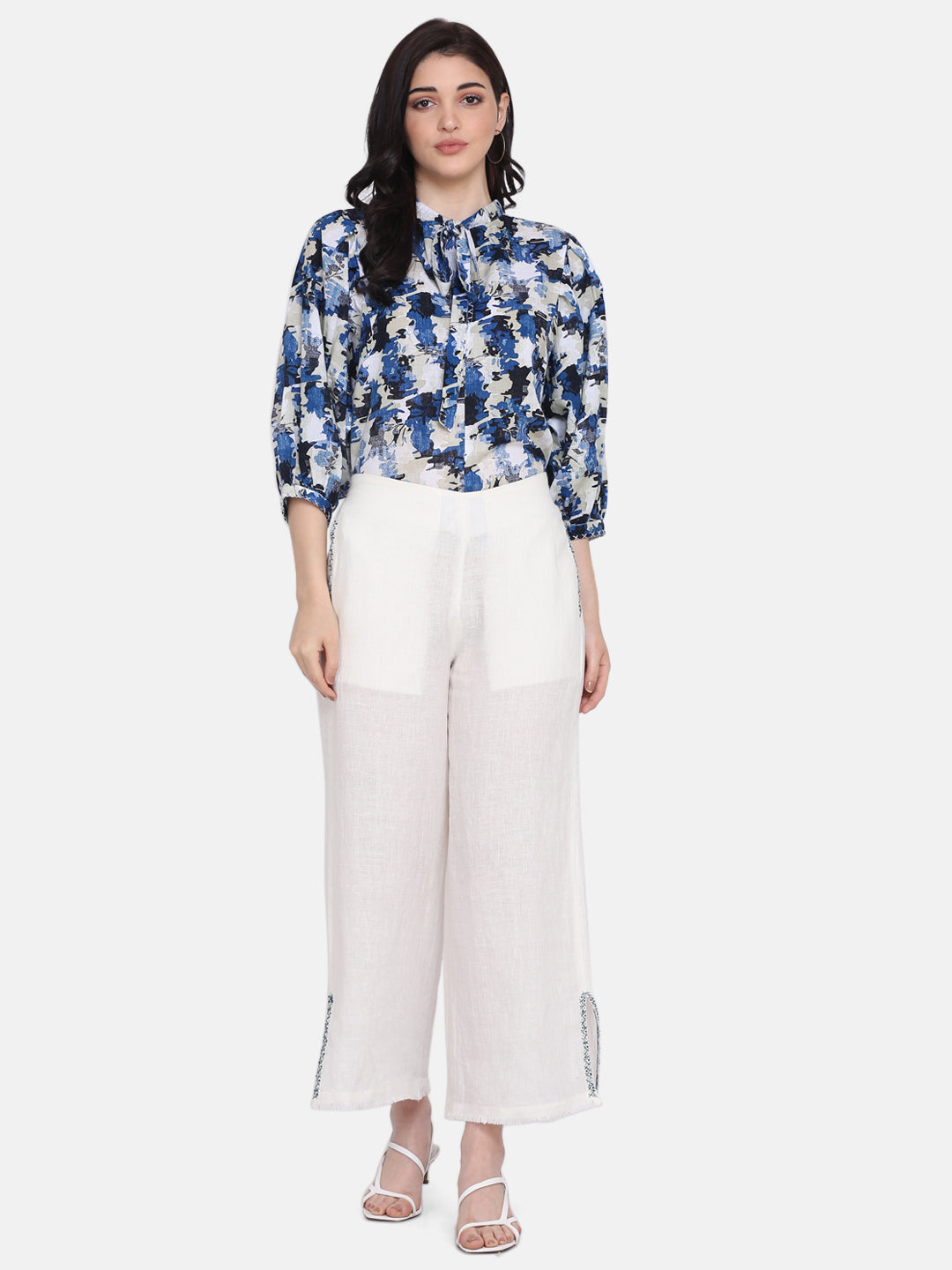 BROOKE EMBROIDERED TROUSERS