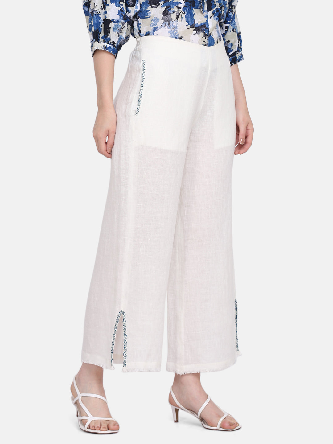 BROOKE EMBROIDERED TROUSERS