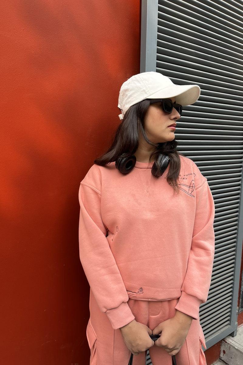 ASHE MISSU SWEATSHIRT PEACH