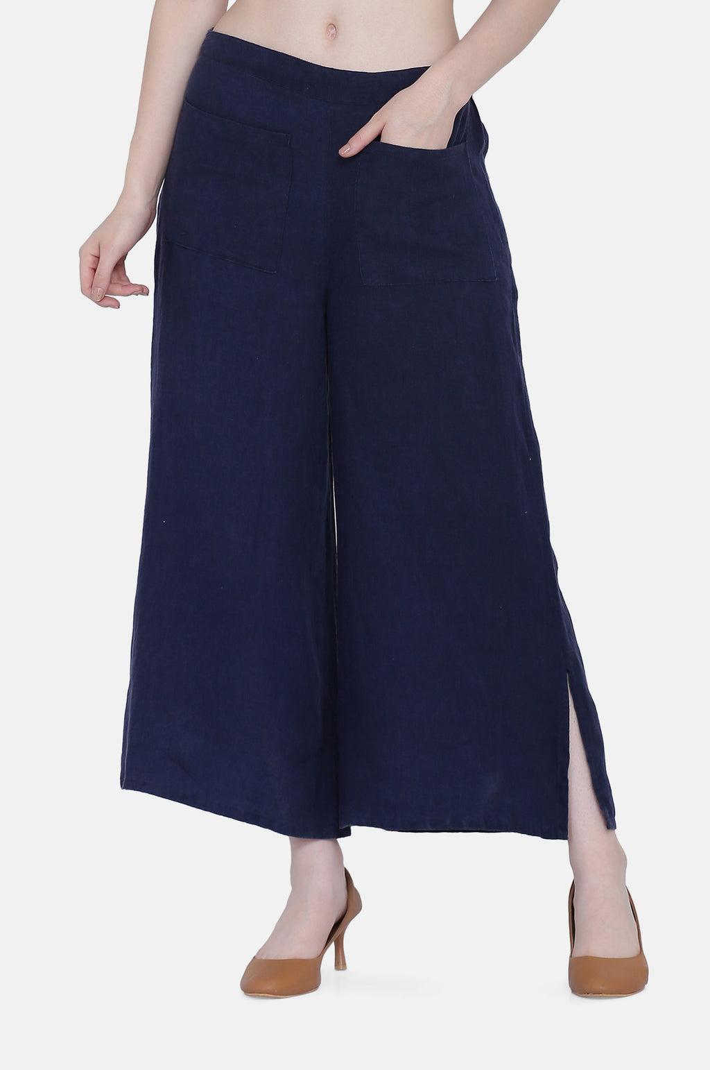 BANI SIDE SLIT TROUSERS
