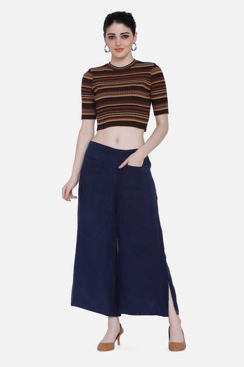 BANI SIDE SLIT TROUSERS