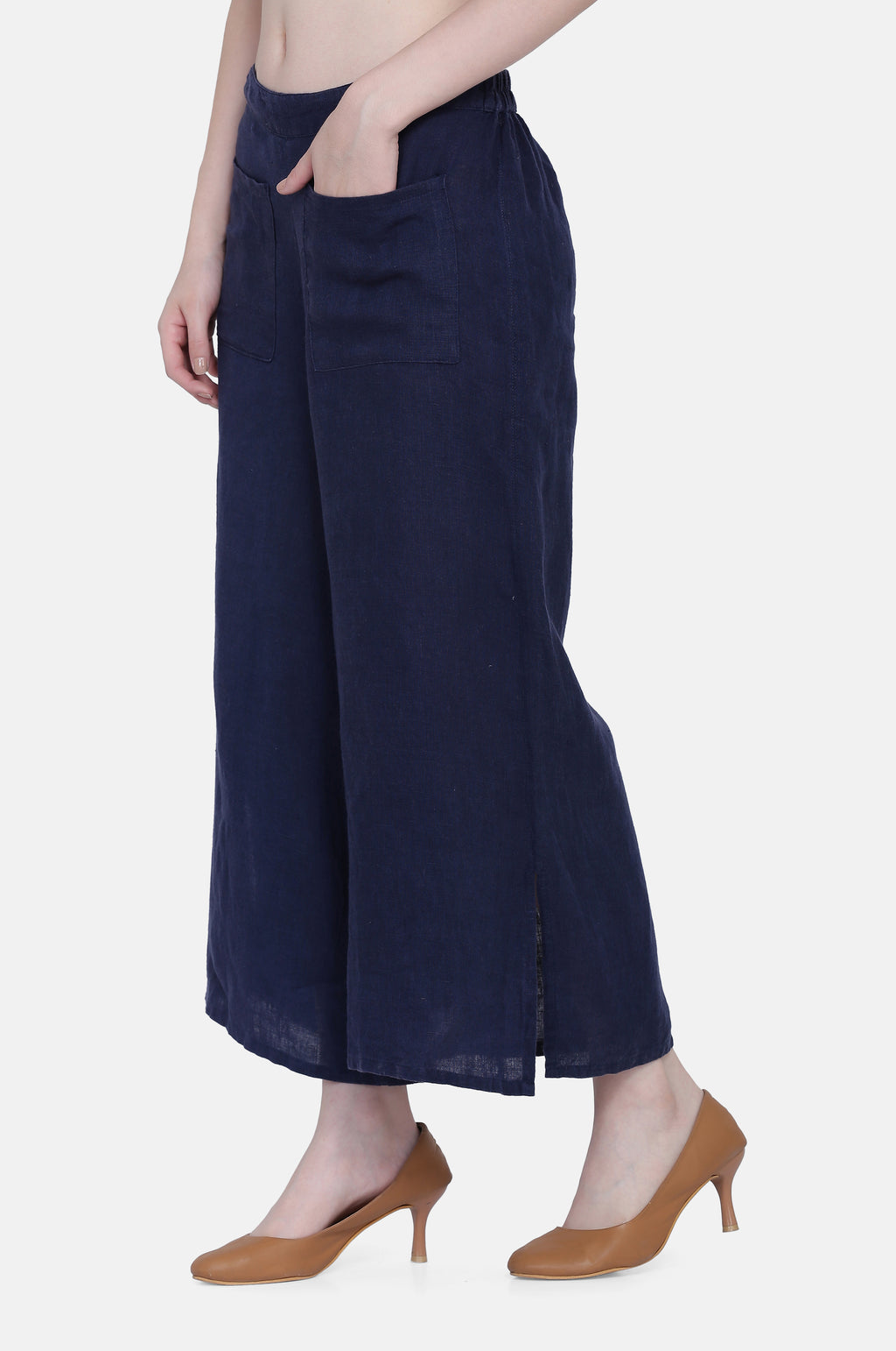 BANI SIDE SLIT TROUSERS