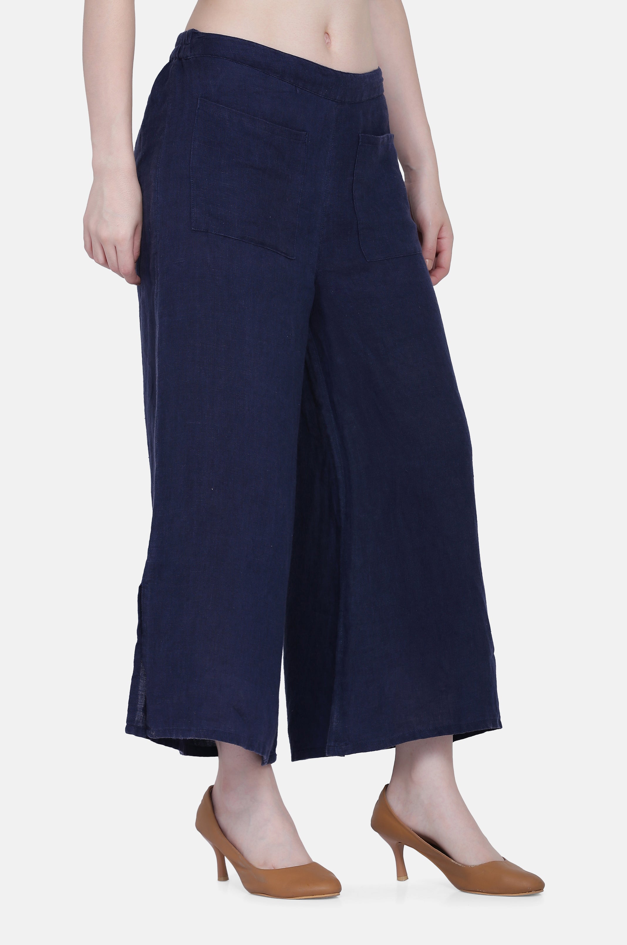 BANI SIDE SLIT TROUSERS