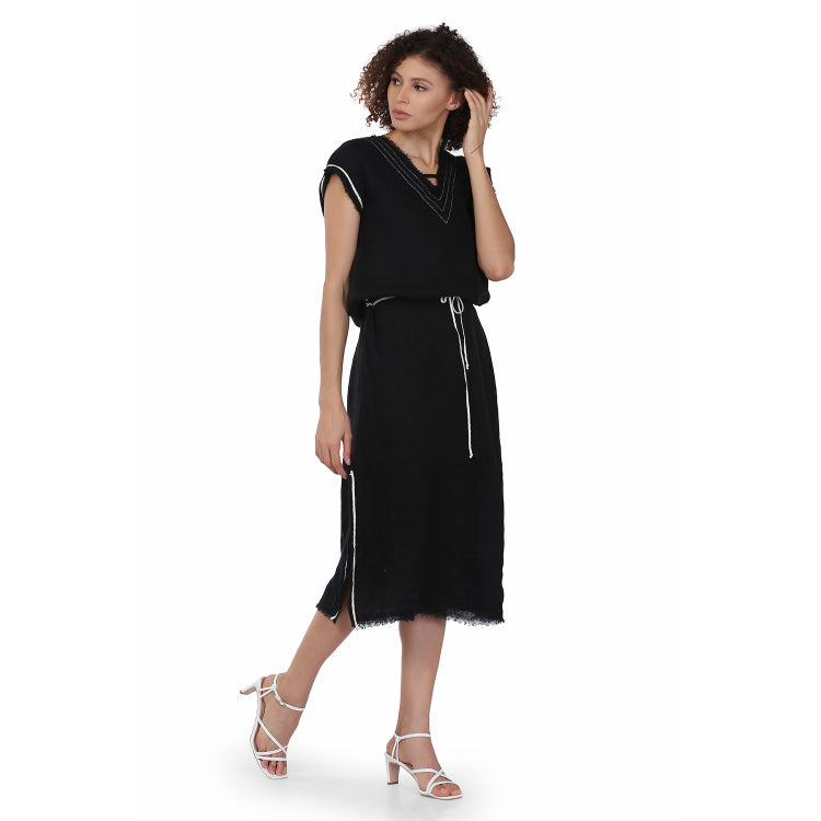 HANNAH EXTENDED SLEEVE DRESS