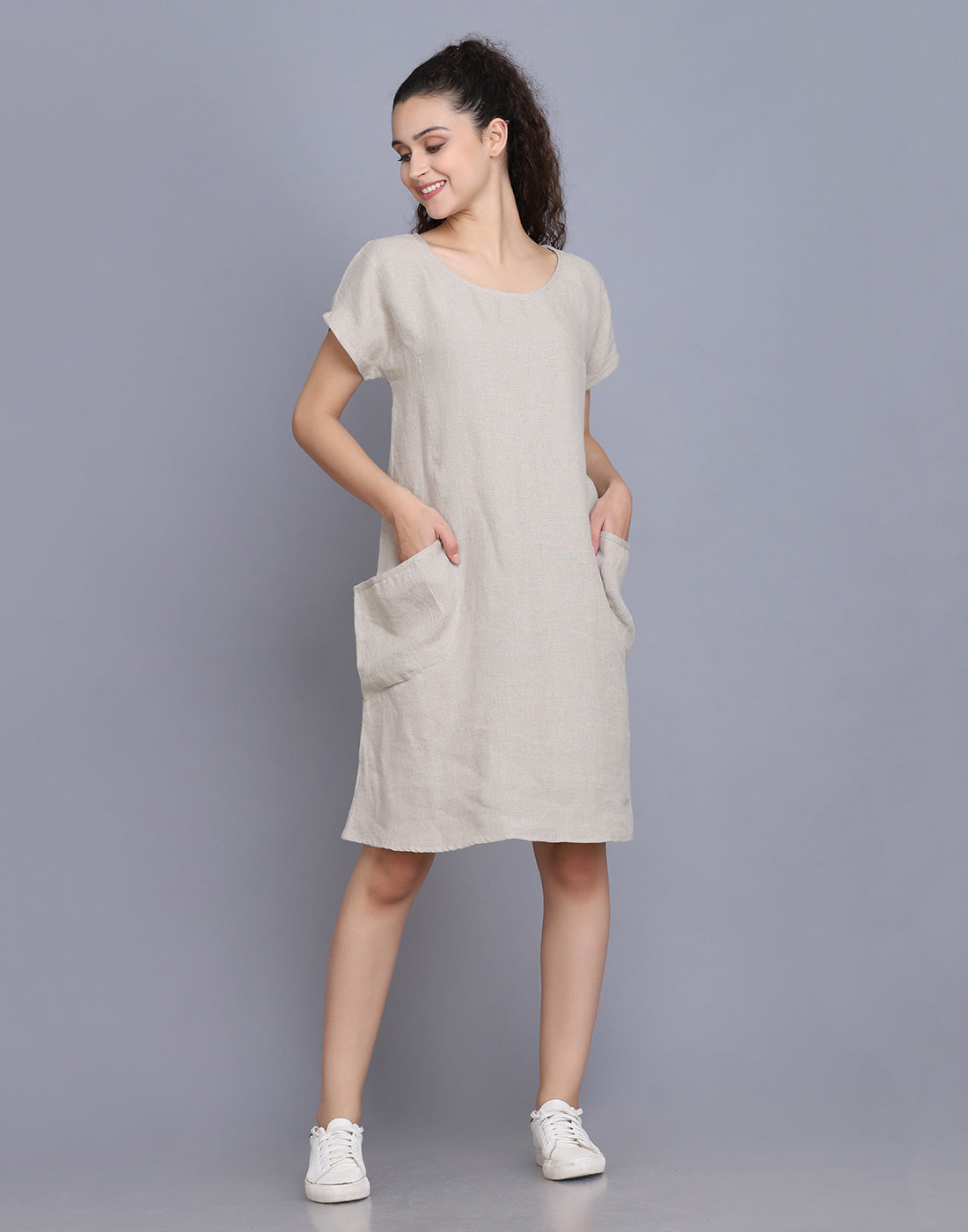 LUNA LINEN DRESS