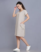 LUNA LINEN DRESS