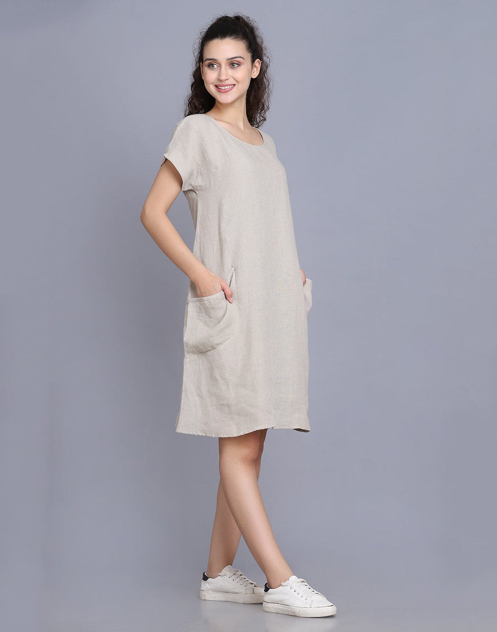 LUNA LINEN DRESS