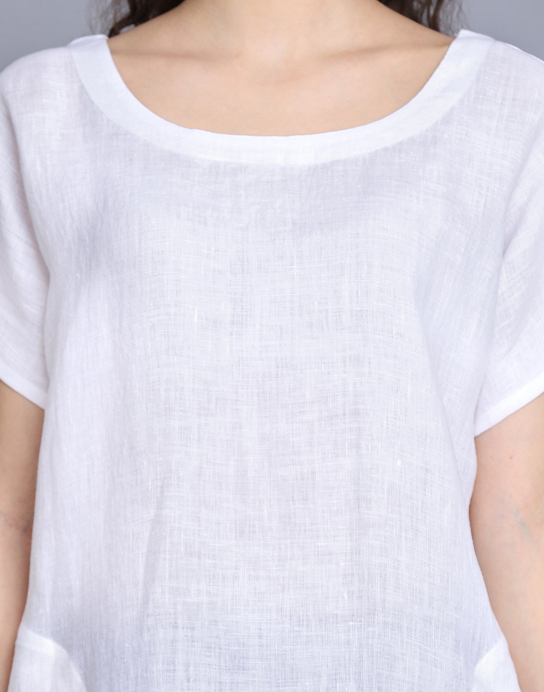 Pure Ease Linen Pocket Top