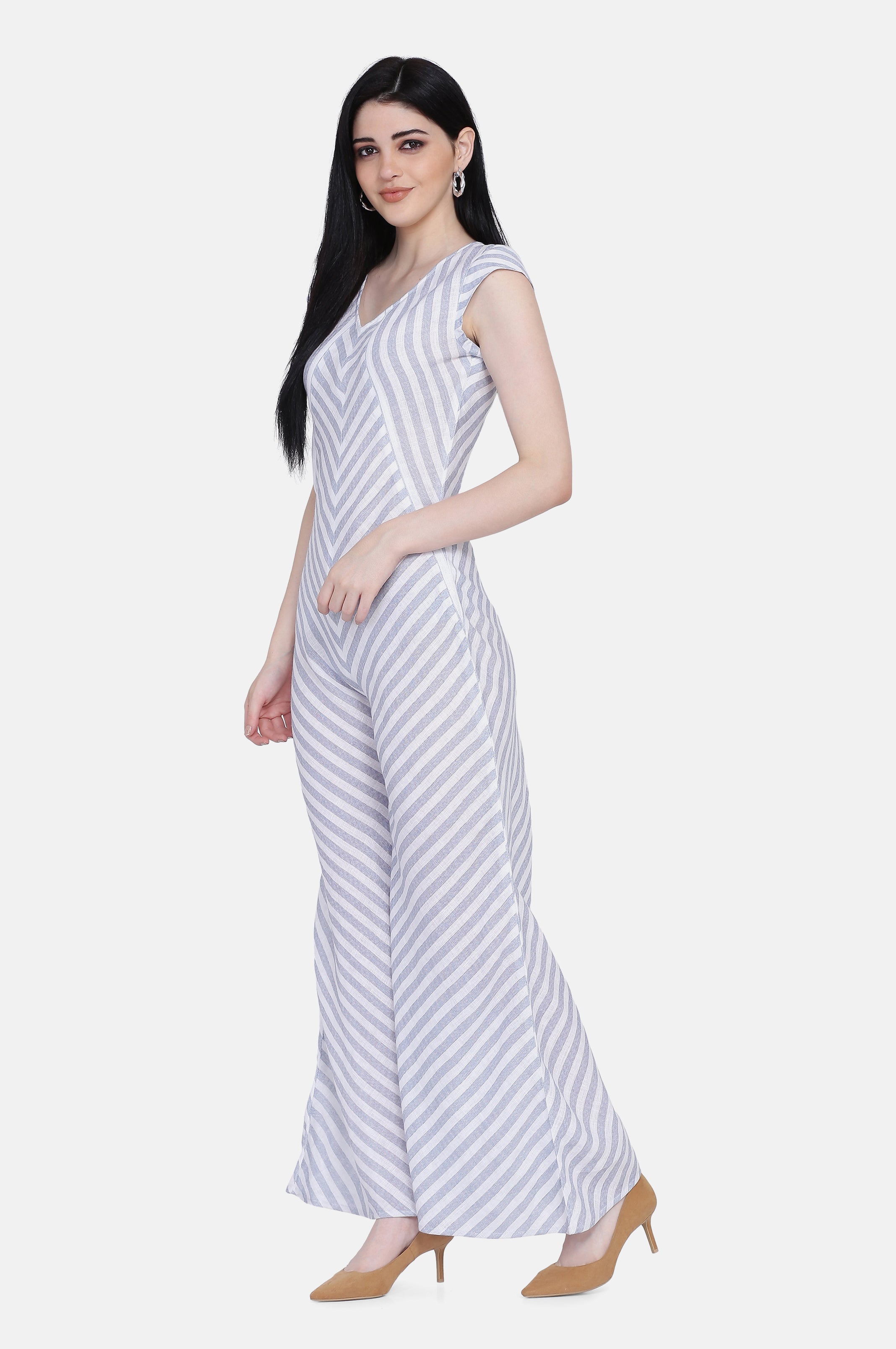 LILY STRIPED JUMPSUIT