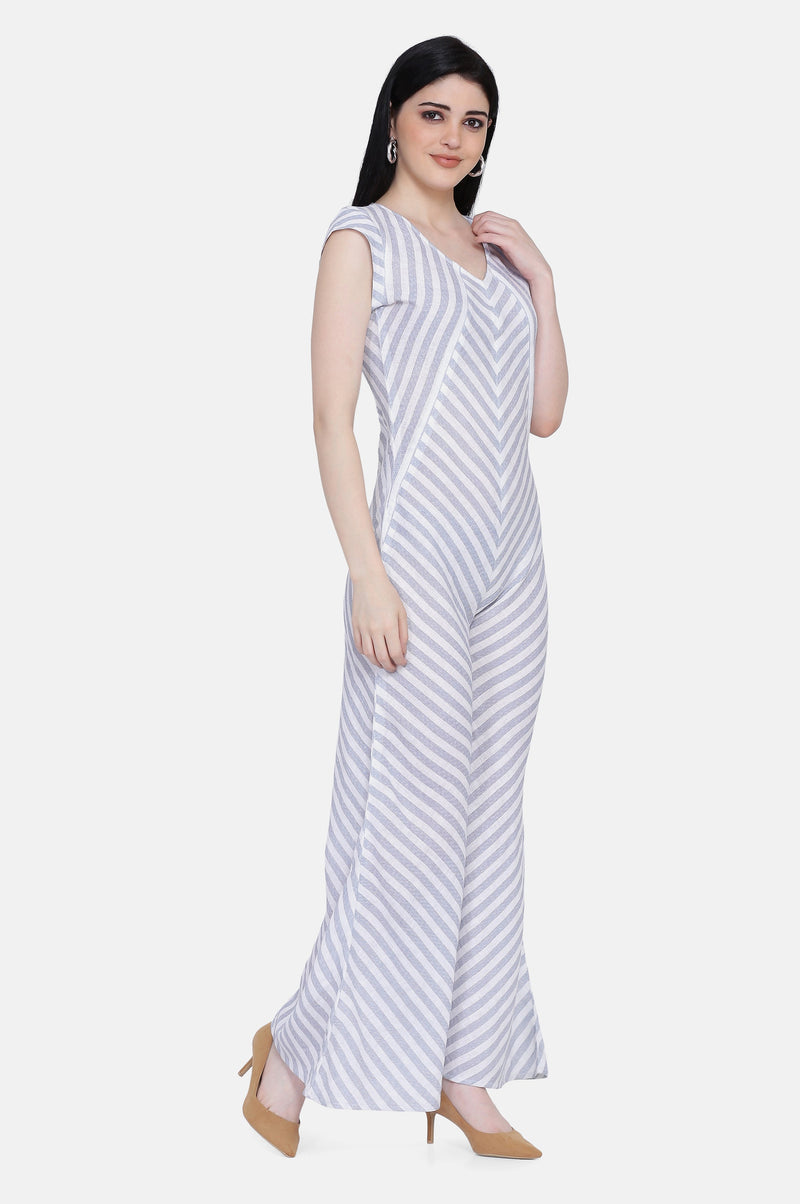 LILY STRIPED JUMPSUIT