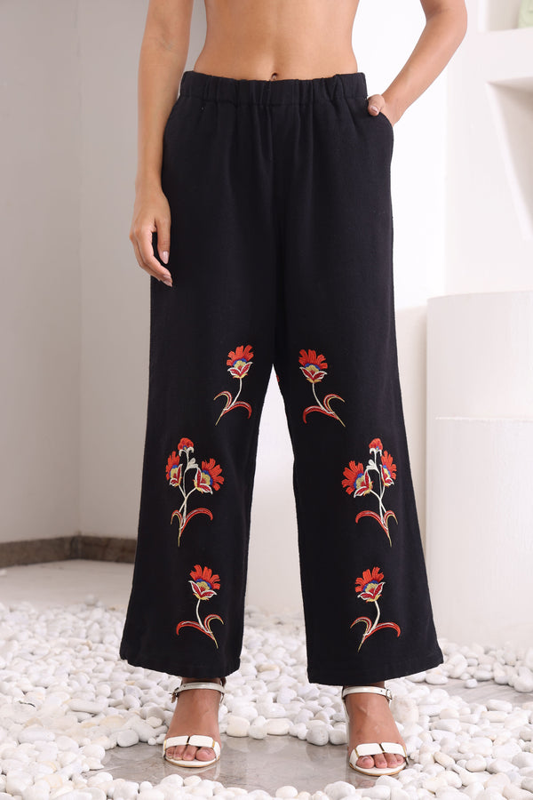 CLARA WOMEN EMBROIDERED TROUSER