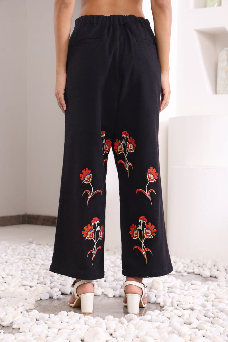 CLARA WOMEN EMBROIDERED TROUSER