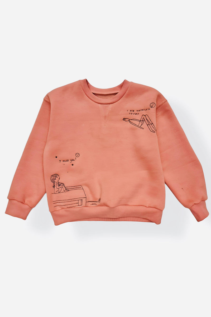 ASHE MISSU SWEATSHIRT PEACH