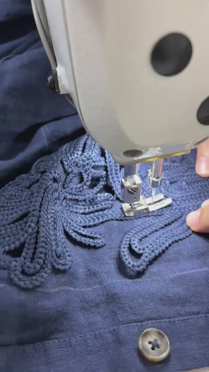 100% Linen, Breathable Casual Button Down Shirt.