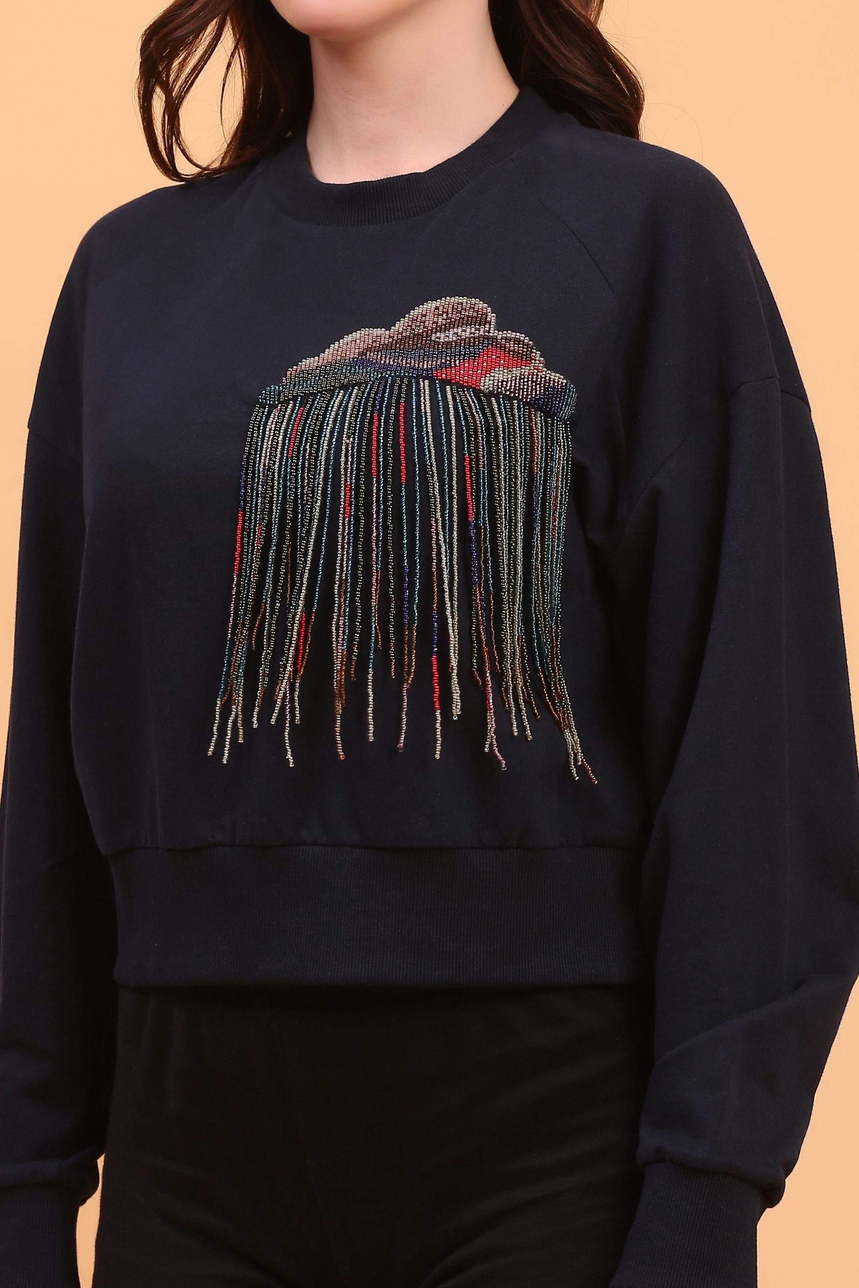 Iris Women Embellished Sweatshirt view 5