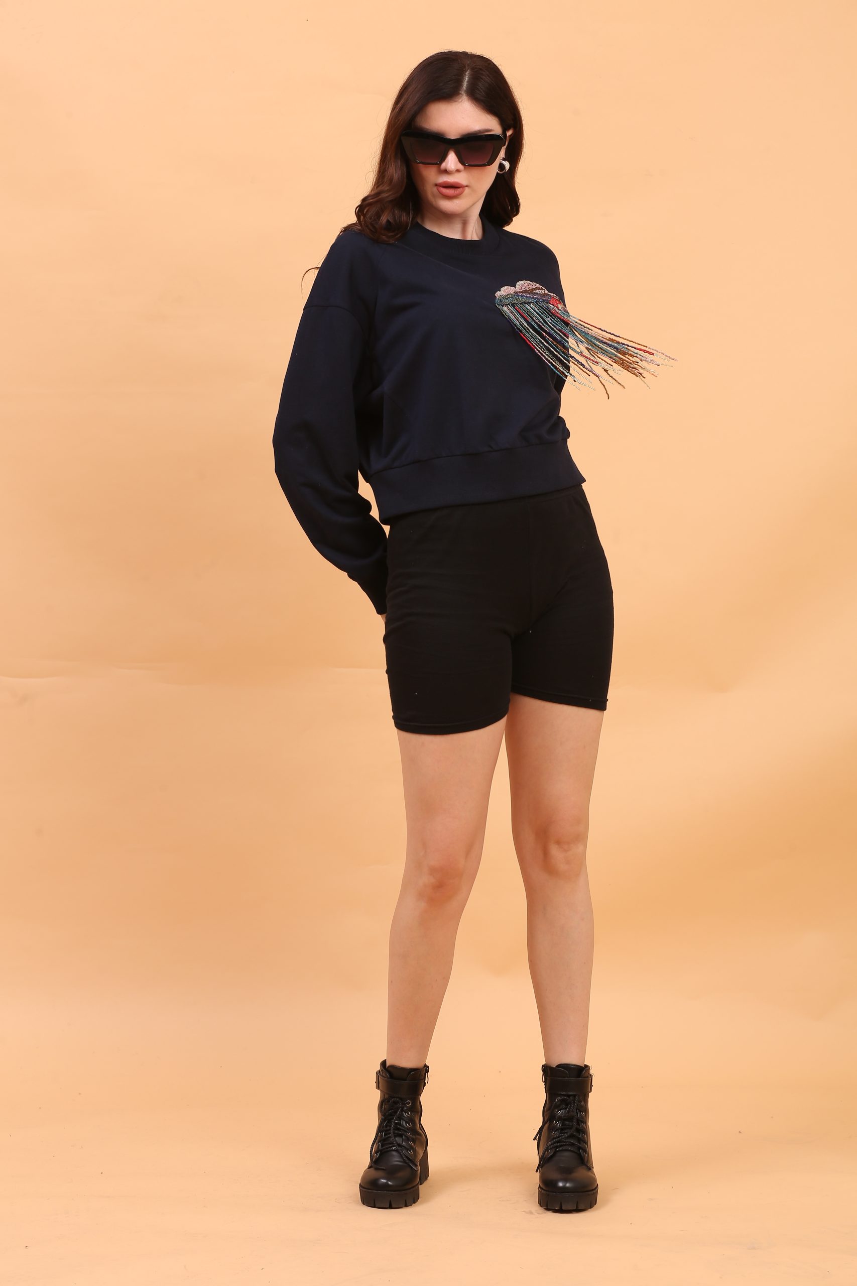 Iris Women Embellished Sweatshirt view 3