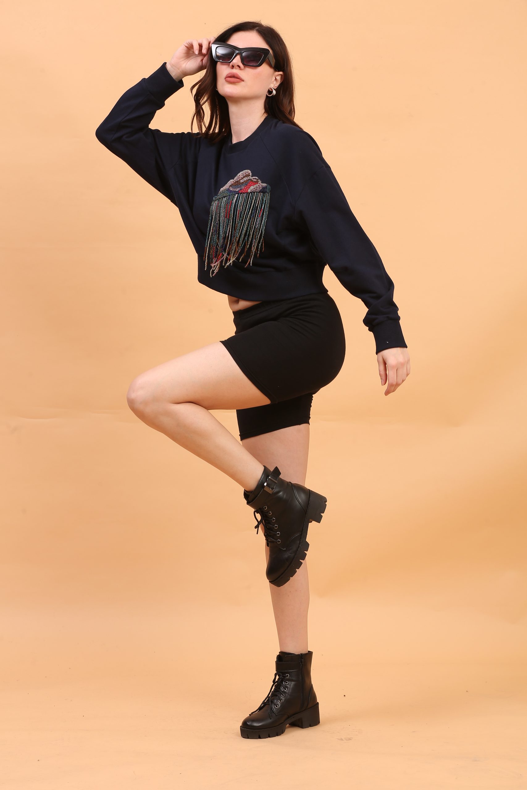 Iris Women Embellished Sweatshirt view 4