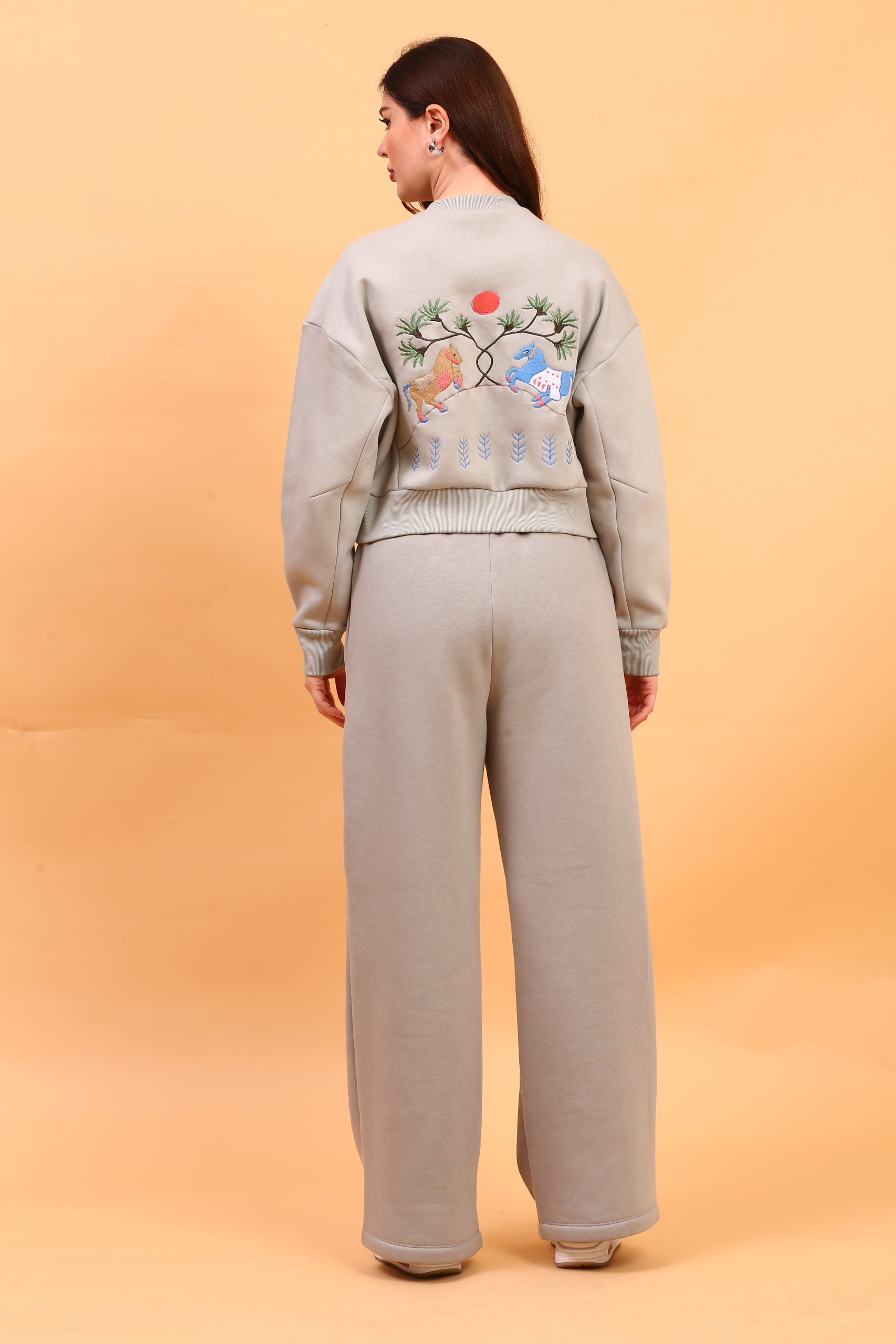 Ash Women Embroidered Co-Ord Set view 4