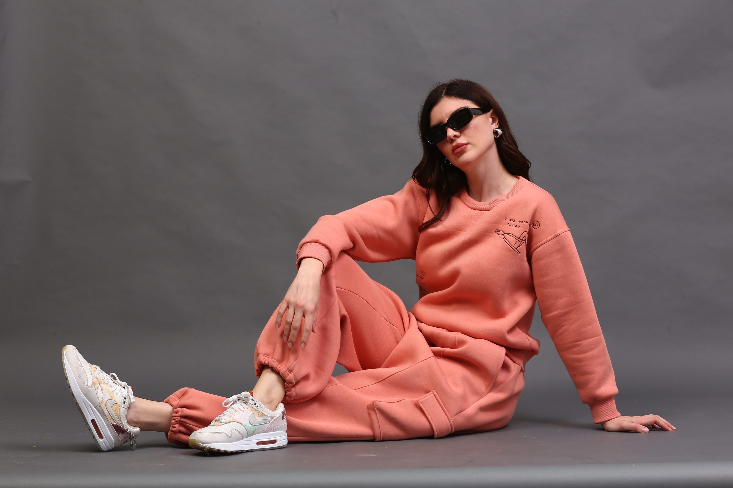 Blush Women Embroidered Co-Ord Set view 5