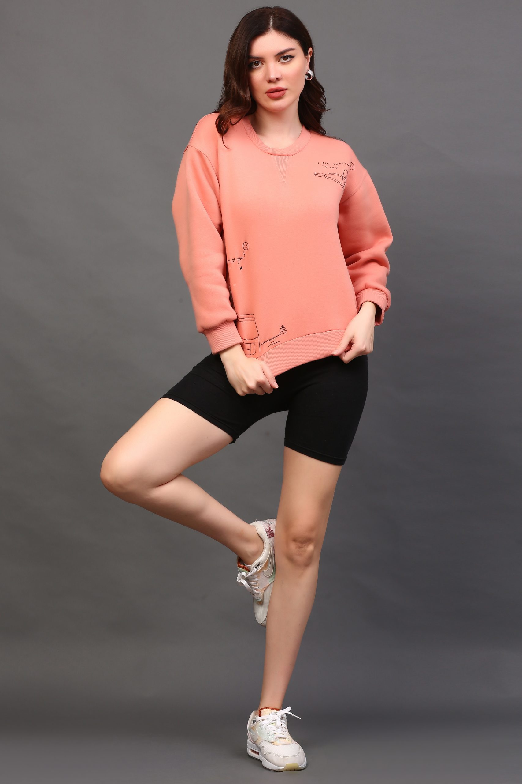Blush Women Embroidered Sweatshirt