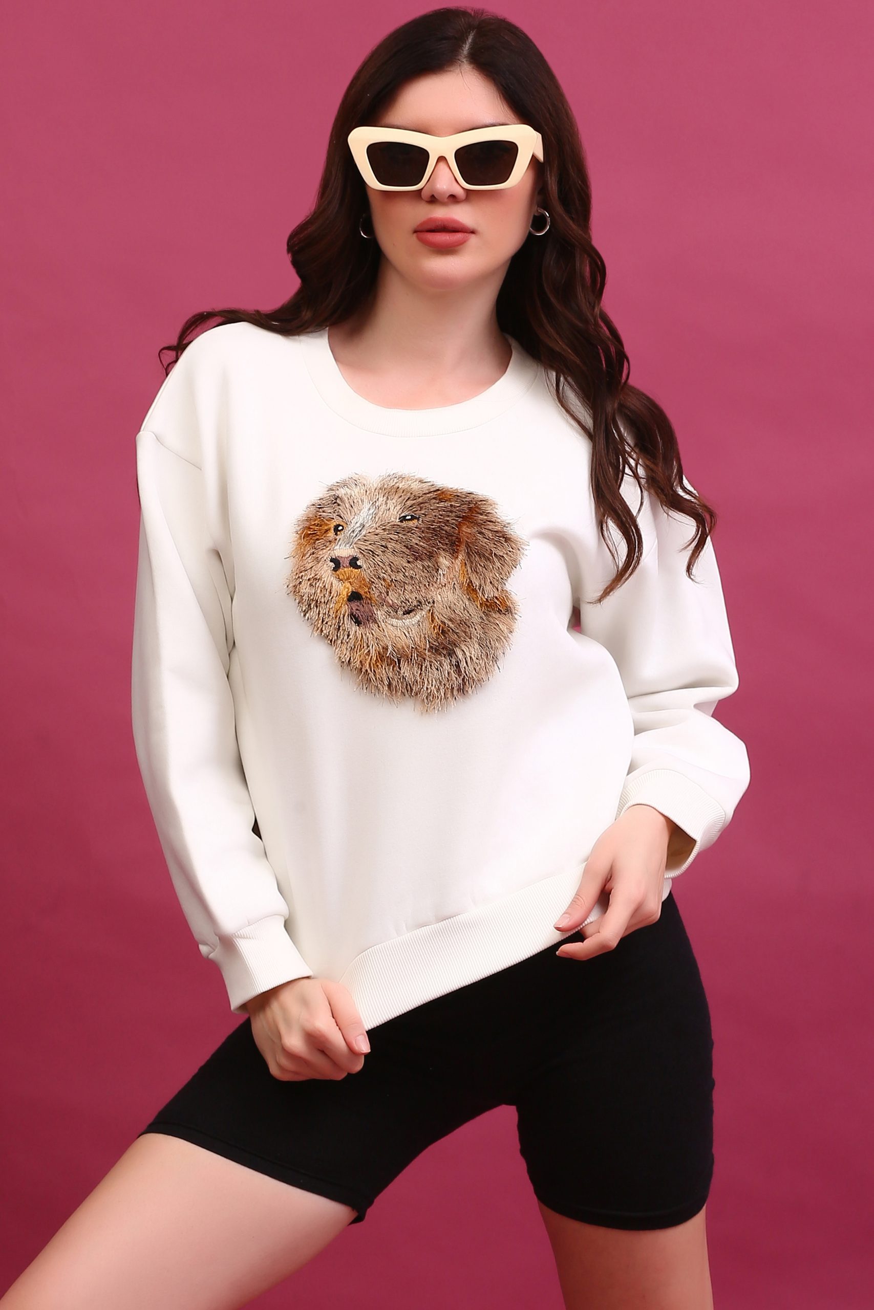 Dania Women Retriver Dog Sweatshirt
