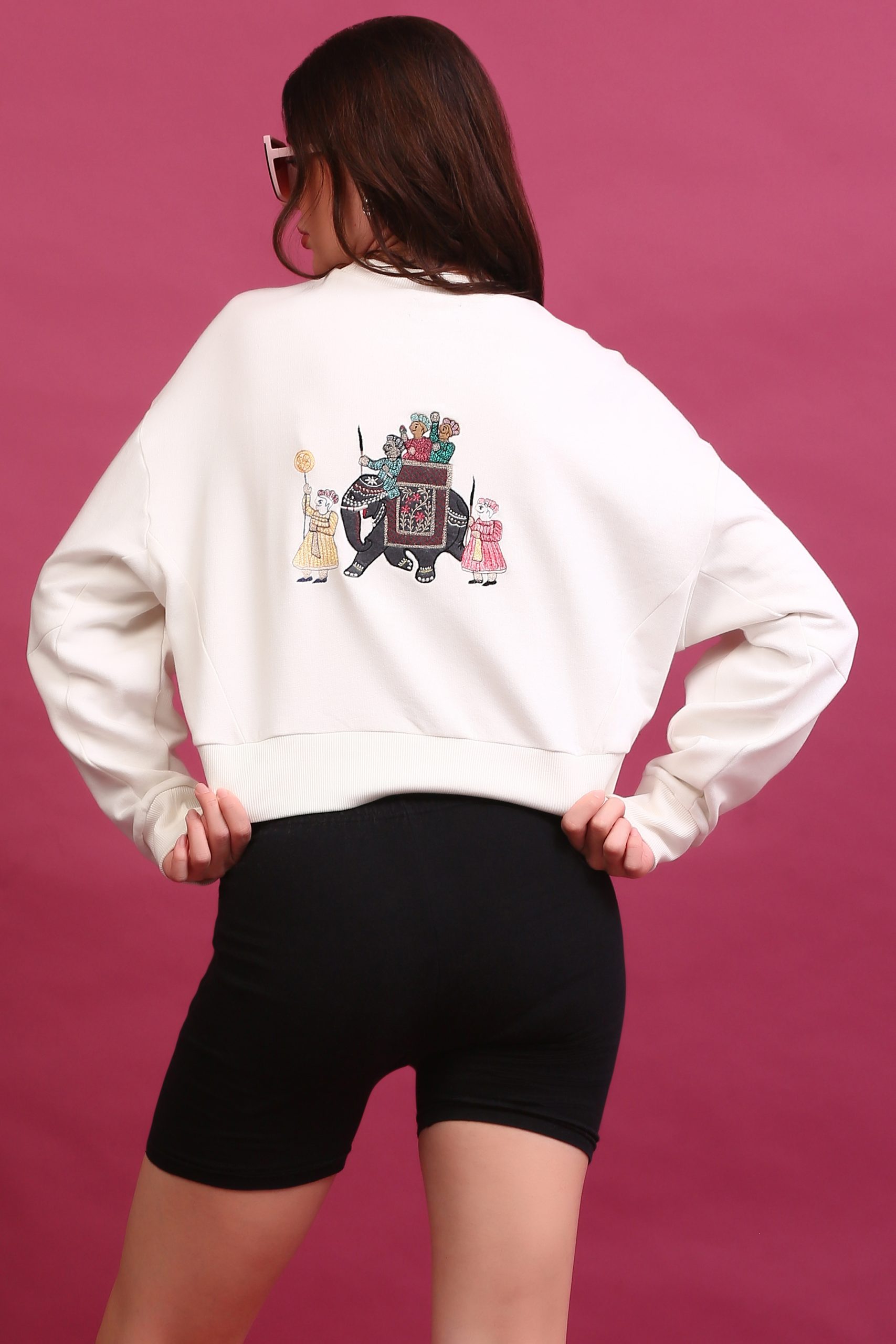 Juliette Women Embroidered Sweatshirt view 5