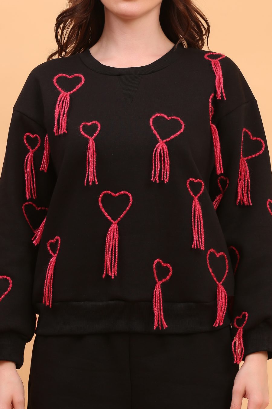 Detail of the Stitch of Love Sweat