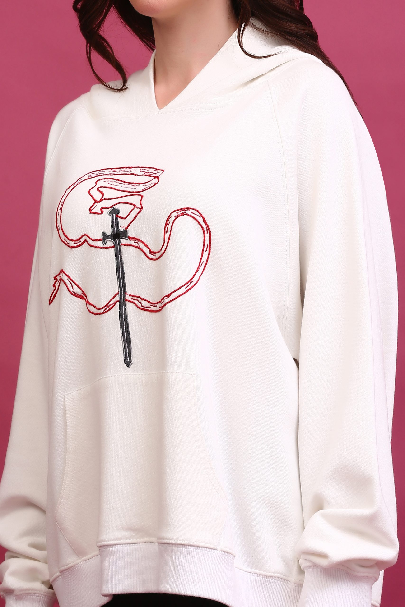 Venom White Hood view 4